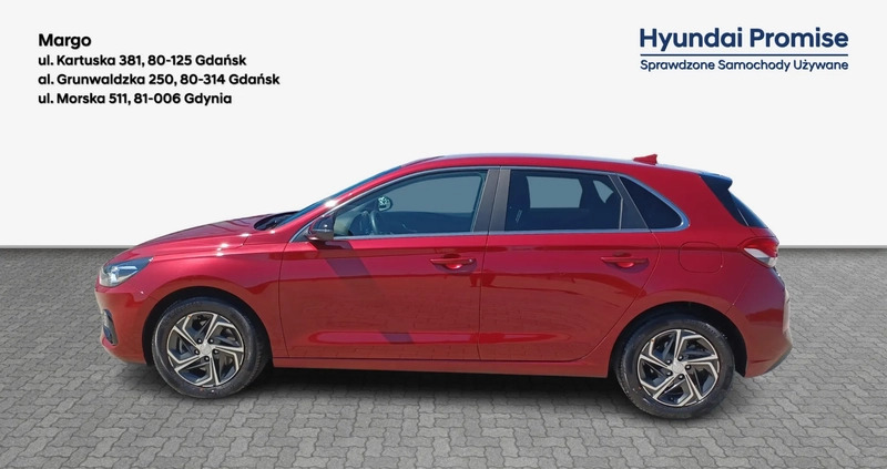 Hyundai I30 cena 79900 przebieg: 14000, rok produkcji 2022 z Szczekociny małe 232